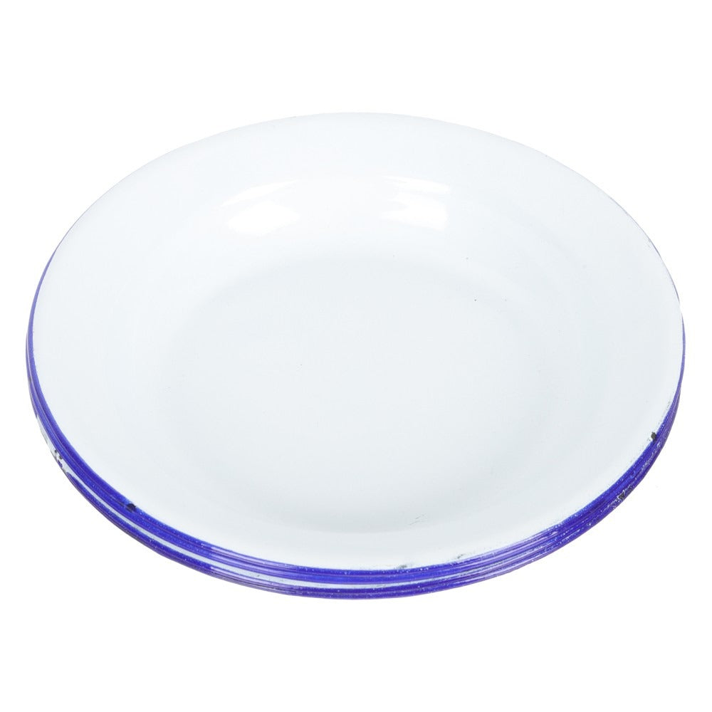 Assiette de table émaillée vintage